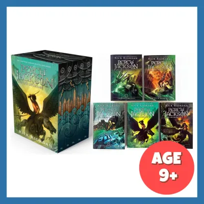[SG STOCK] Percy Jackson and the Olympians Book Box Set (5 Books) by Rick Riordan - Age 9+ Kid Adventure Fiction Youth Children English Fantasy Novel Harry Potter