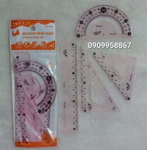 BỘ THƯỚC KẺ 4 MÓN