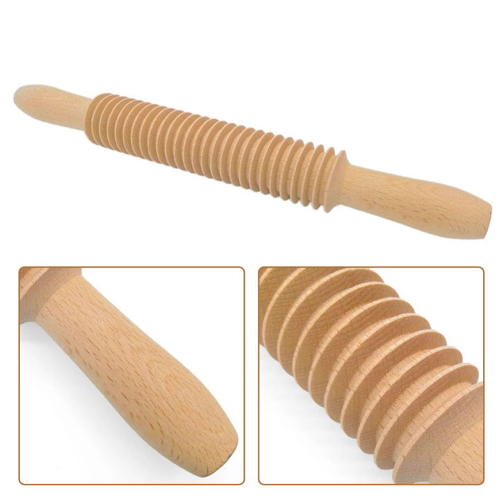 Grade A Beech Noodle Rolling Pin Pasta Stick Noodle Cutter Thread