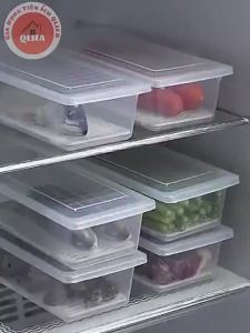 Hộp Đựng Thực Phẩm Hoa QuảThức Ăn Rau Củ Có Khay Để Tủ Lạnh Bằng Nhựa PP An Toàn Cho Sức Khỏe Hàng Việt Nhật (H-6586)