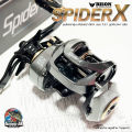 รอกหยดน้ำ BISON SPIDER X สไปเดอร์ เอ็กซ์  รอบ 7 ลูกปืน 9+1 ตลับ กำลังเบรก 8 กิโลกรัม  มาพร้อมขาจับแต่งสุดเท่. 