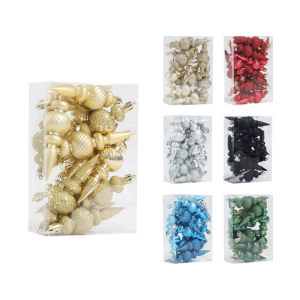 Festival Plastic Hanging Decorations Colorful Painted Irregular Tapered Design Christmas Decoration For Indoor Outdoor Party