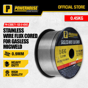 POWERHOUSE Stainless Steel Self Shielding Flux Cored Wire Cable for MIG MIGWELD Gasless Welding Machine 0.9mm E308LT1-1GS Tools & Accessories PWTA