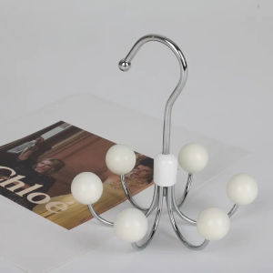 Wardrobe Rack Organizer 6 Hooks Hanger Rack Bra Storage Bag Clothes Organizer Towel Rack Penyangkut Baju