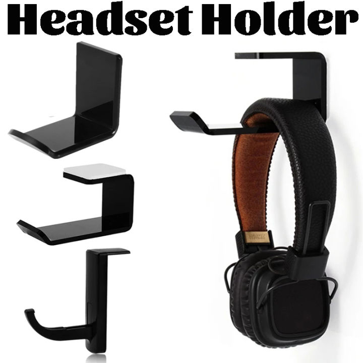 Monitor hook for online headphones