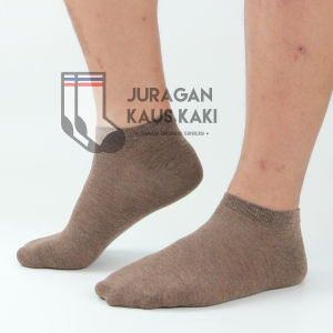 Kaos Kaki Pendek Pria Wanita Katun Polos