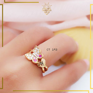 CINCIN EMAS KADAR 300 (6K) & 375 (8K) CINCIN WANITA MODEL KUPU UNIK CANTIK CT 193