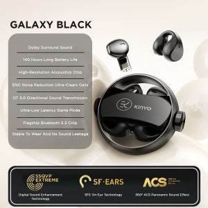 Kinyo A20 หูฟังคู่ทูอินวัน 2in1 TWS หูฟังBluetooth 5.3 หูฟังบลูทูธไร้สาย