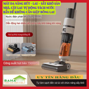 MÁY ĐA NĂNG HÚT - LAU NƯỚC NÓNG - SẤY KHÔ SÀN NHÀ. CÂY LAU TỰ ĐỘNG TÁCH NƯỚC BẨN ĐỂ KHÔNG CẦN GIẶT BÔNG LAU "BAHAMAR" tự động tiến và lùi khử trùng sâu và sấy khô tự làm sạch sâu để việc vệ sinh