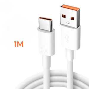 OS XiaoMi ชุดชาร์จ 120W⚡ที่ชาร์จเร็ว หัวชาร์จ 1M/1.5/2M 6A สายชาร์จเร็ว USB to Type-Cชาร์จเร็ว สำหรับ
