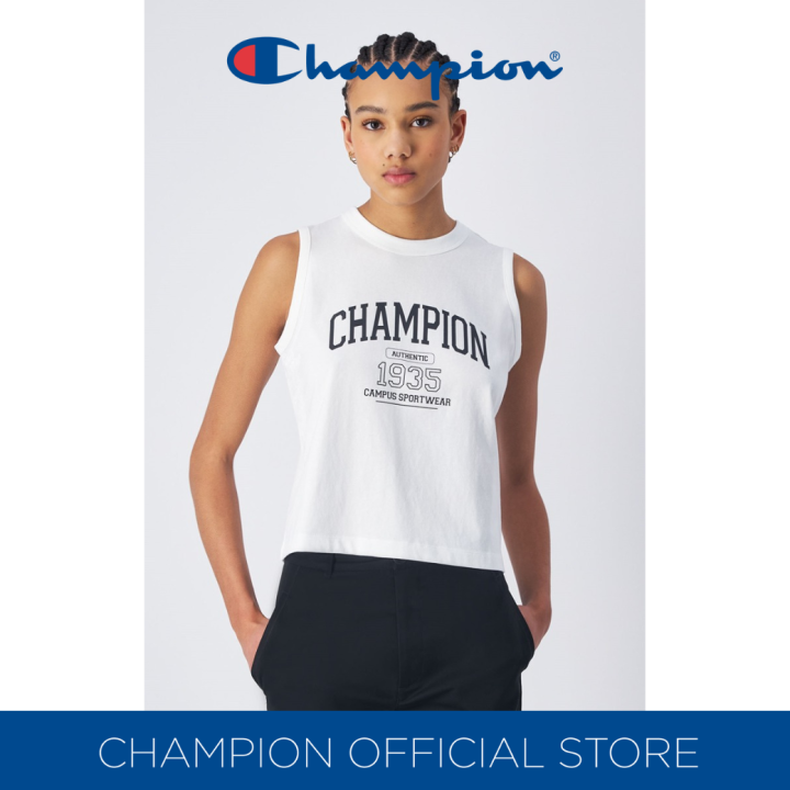 CHAMPION TANK TOP-เสื้อแขนกุดแชมป์เปี้ยนผู้หญิง#117208-WW001