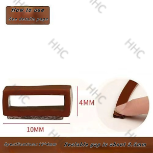Door seam sealing strip Sound insulation strip Window door windproof artifact gap Air leakage