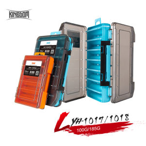 Kingdom Fishing Box lure box12/14 Compartments Double Sided High Strength Fishing Tackle Box Fishing Accessories Lure Hooks Boxes storage lure set box