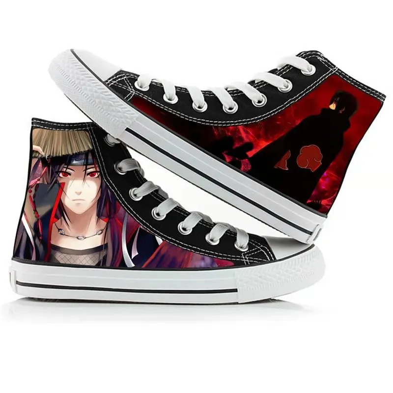 ZPK634 Naruto canvas shoes Sakura Sasuke Daily Anime surrounding