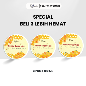 MR Epple Honey Sugar Wax 100 ML x 3 PCS / Waxing / Pencabut Bulu / Penghilang Bulu