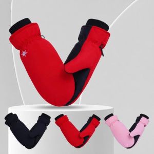 G Touch Screen Winter Skiing Gloves Non-slip Warm Snowboard Gloves Fashion Plush Thickened Outdoor Sports Gloves for Men Women