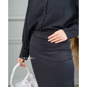 ROK SPAN PANJANG KERJA WANITA MODIS TANPA BELAHAN BELAKANG KASUAL FORMAL PREMIUM QUALITY