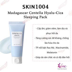 [MUA 1 TẶNG 1] Mặt Nạ Ngủ Skin1004 Madagascar Centella Hyalu-cica Sleeping Pack 100ml + Tặng 1 túi chườm giảm đau bụng