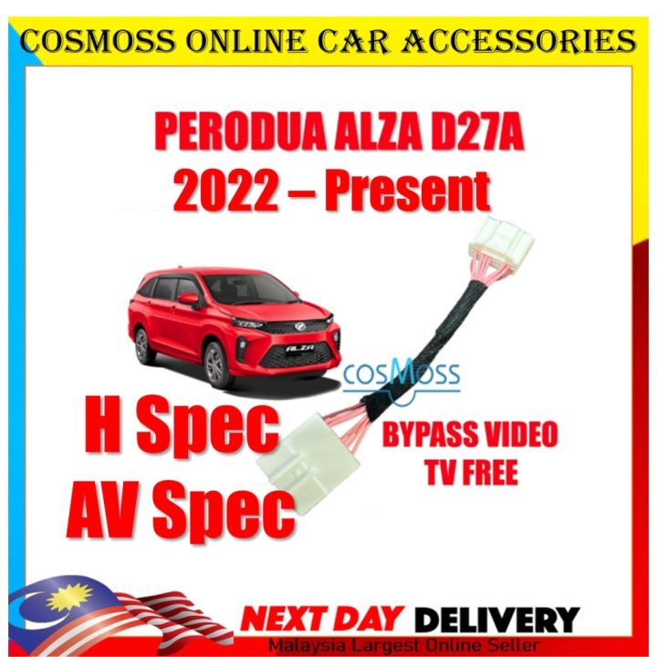 Perodua new axia 2023 2024 new alza 2022 2024 h av spec socket tv