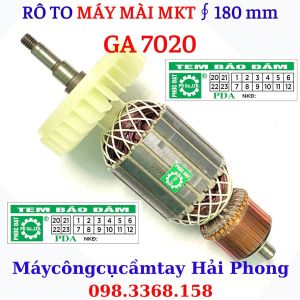 Rô to máy mài góc Ma.ki.ta dùng cho Mod.GA7020 ( 220v - 2200W ) và BÁNH RĂNG lắp cho máy mài MKT.7020