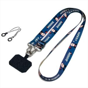 DSFDF การปรับแต่ง สายคล้องโทรศัพท์แบบคาดตัว ถอดออกได้ ลายการ์ตูน สายคล้องโทรศัพท์มือถือ สากลสากลสากล ชุดกระโปรงยาว สายคล้องคอโทรศัพท์ ที่แขวนเคสโทรศัพท์