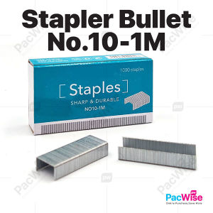Stapler Bullet No.10-1M/Peluru Pengokot/Staples/Sharp/Durable (1 Box)