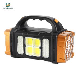 USB ไฟฉายระยะยาวกันน้ำแสงอาทิตย์ฉุกเฉินสปอตไลท์สปอตไลท์ที่ไม่ใช่การลื่นคืนไฟฉายตกปลา Power Bank 4 โหมดแหล่งกำเนิดแสงอุปกรณ์ส่องสว่างอุปกรณ์ส่องสว่าง[Ueb Flagship Store]