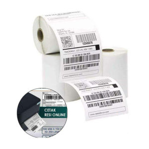 Label Barcode 100 x 150 ISI 250 Kertas Sticker Thermal Resi 100x150mm PREMIUM SPEC Kertas Thermal