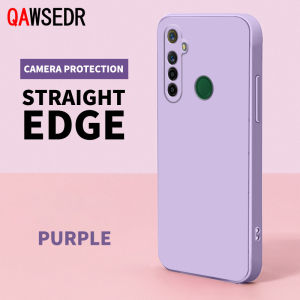 QAWSEDR เคสสำหรับ OPPO Realme 5 5i 5S 6i Pro Carema ป้องกันตรงขอบสี่เหลี่ยมซิลิโคนกันกระแทกเคสโทรศัพท์ฝาปิดสี่เหลี่ยม
