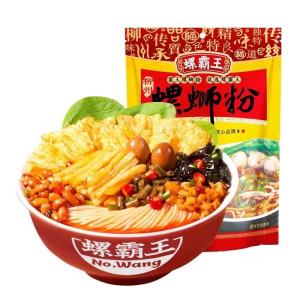 LuoBaWang River Snails Rice Noodle 330g Haohuanluo River Snails Rice Noodle 螺霸王螺蛳粉 好欢螺螺蛳粉臭宝螺蛳粉