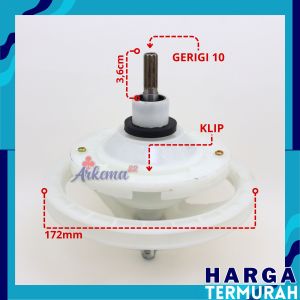 GEAR BOX MESIN CUCI SHARP 2 TABUNG UMUM | GEARBOX | GIRBOX | GERBOX SHARP ORIGINAL