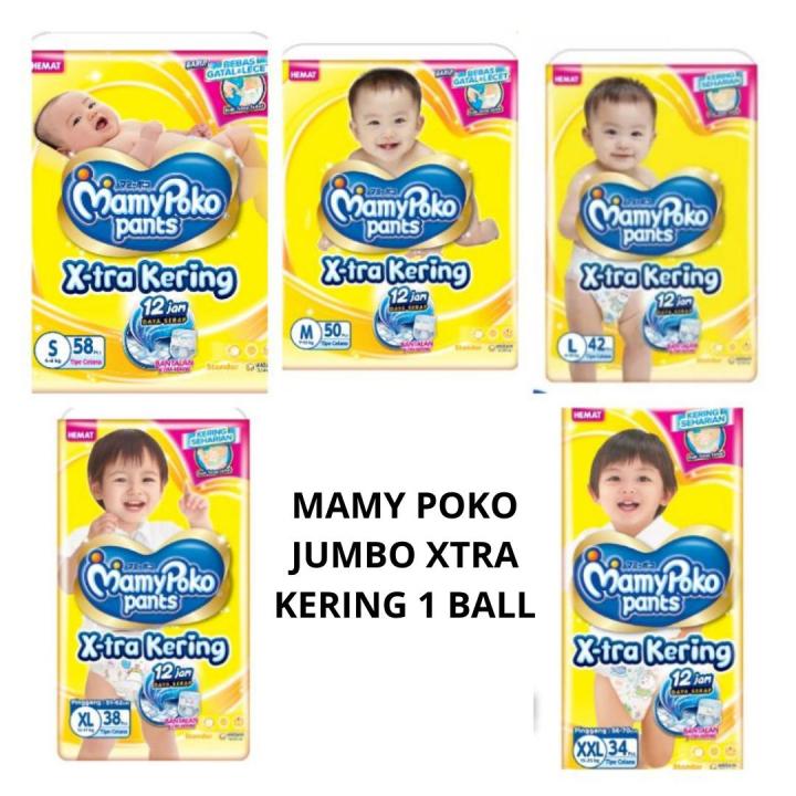 POPOK BAYI MURAH MAMYPOKO JUMBO XTRAKERING 1 BALL | Lazada Indonesia