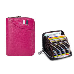 DOMPET KARTU MINI FY 2105-20 BANYAK RUANG DENGAN FITUR RFID TAMPILAN KILAT LEMBUT