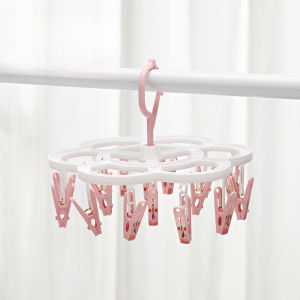Household Laundry Hanger Windproof Clothes Socks Bra Hanger Drying Hanger Drying Rack 衣架