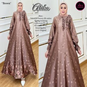 BUSANA MUSLIM GAMIS TERBARU - GAMIS LEBARAN ANGGUN MEWAH - LONG DRESS CANTIK