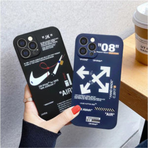 Case Motif White OFF X N1ke3 Realme C11 C12 C21 C21Y C25 C25Y Narzo 20 Narzo 30A Casing Dove Hybrid Pelindung Kamera Premium