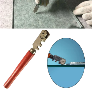 Portable Six-wheel Glass Cutter Glass Cutting Kit Widely Used in Cutting Glass Mirrors Tiles Flat Cutting Tool Good Tool