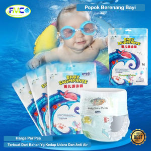 Popok Celana Renang Pampers Renang Sekali Pakai Anak Bayi Balita Tahan Air Sekali Pakai Baby Swimming Diapers Popok Celana Renang Disposable