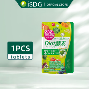 ISDG Japan Night Diet Enzyme Supplement Multiple Enzymes With 232 Kinds Of Organic Vegetables & Fruits Supports Healthy Digestion And Fat Burning Improves Sleep 3 Packs-360 Tablets