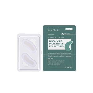 WEST&MONTH Hyaluronic Acid Eye Mask Patches Brighten Eye Area Moisturize Reduce Fine Lines and Crows Feet 2pcs