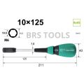 Vessel Obeng Power Socket Vector nut Driver No.B-290NT Hexagonal 10x125 Bolts and Nuts Tightening. 