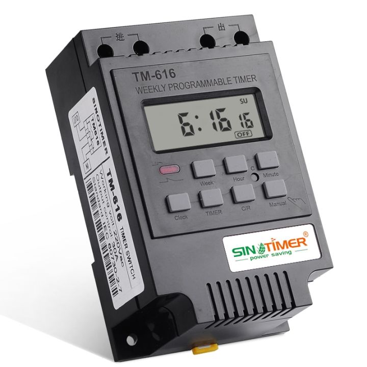 30amp 12v Dc Ac 110v 220v Ac Weekly Programmable Digital Time Switch ...