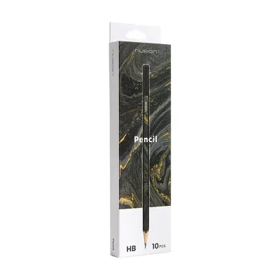 Deli Nusign Pencil HB/2B 10pcs/box Black NS728