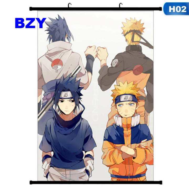 BZY Anime NARUTO Itachi Uchiha Wall Poster Tarpaulin Scroll Painting ...