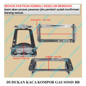 DKKSB TATAKAN KOMPOR ROASTER / DUDUKAN PLAT KACA / DUDUKAN KACA KOMPOR GAS SOSIS BB