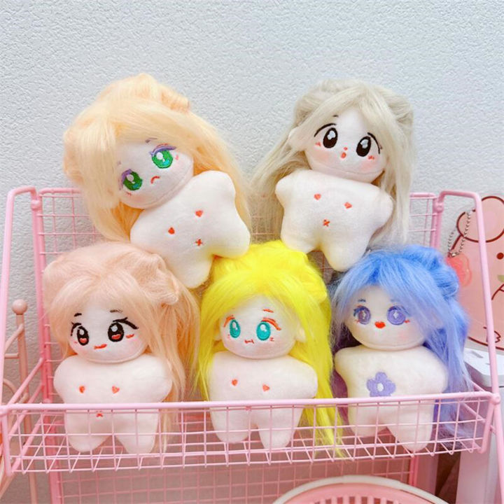 Naked Cotton Doll Plush Doll 10cm Cute Anime Girl Doll with Colorful ...