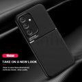 For Samsung Galaxy A55 5G A35 A25 A15 A54 A14 A34 5G A24 4G Case Luxury Leather Texture Soft TPU Built-in Magnet Holder Plate Soft Shockproof Phone Cover. 