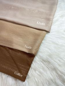 LADY HIJAB PASHMINA CHIFFON LUREX I BAHAN CHIFFON CRINKLE SERAT KILAP I MOTIF GLITTER I KUALITAS PREMIUM