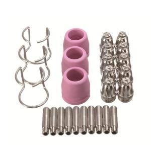 SG55 AG60 CUT60 LGK60 Consumables Kit Electrodes Sheild Cups TIPS Spacer Guide Plasma Welders Torch Combination