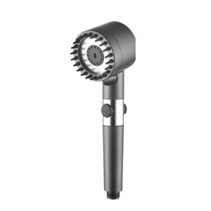 New Style Massage Shower Head Three-speed Adjustable Water Outlet One-click Water Stop Pressurized Shower Head